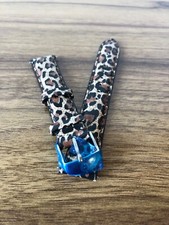 MICHELE DECO SEREIN 18mm KENYA CHEETAH LEATHER WATCH STRAP - MS18AA350552