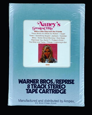 SEALED, Nancy Sinatra    Nancy's Greatest Hits M 86409, 8-Track Cartridge, US