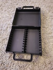 20 CASSETTE STORAGE CARRY CASE BLACK Vintage 90s