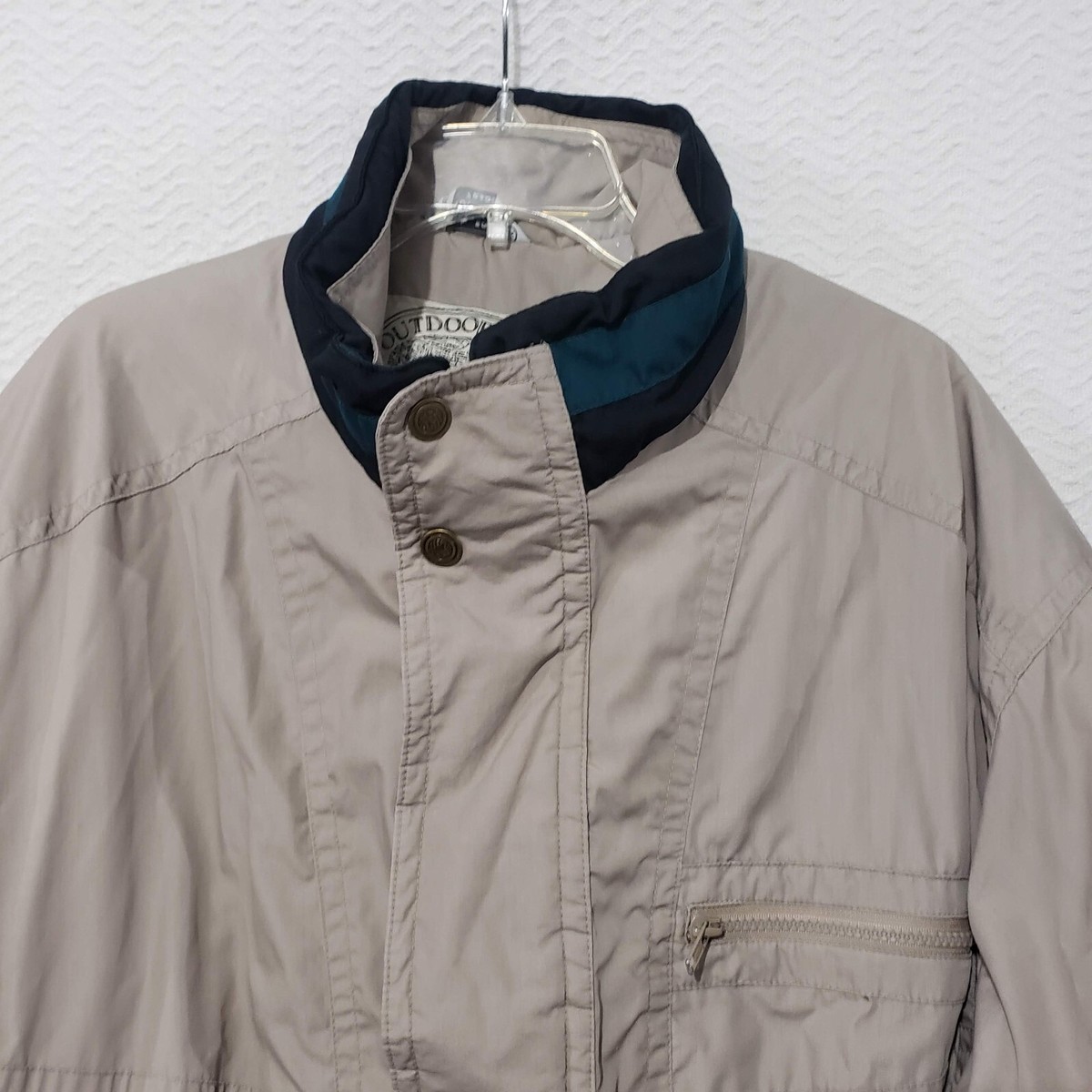 Haggar Outdoor Life Zip Snap closure Bomber Jacket Coat Haggar Outdoor Life Zip Snap closure Bomber Jacket Coat