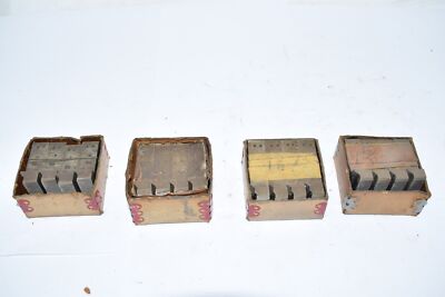 Lot of 4 Sets of Geometric Threading Inserts Die Head Chasers W/ Box | eBay