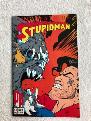 Death of Stupidman 1B (1993 Parody Press) VF 8.0