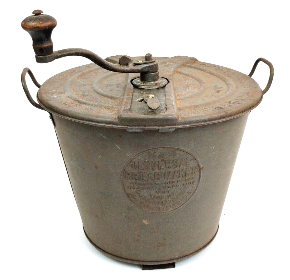 Antique Tin No. 4 Universal Bread Maker by Landers, Frary, & Clark
