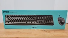 Logitech MK120 Plug and Play USB Keygboard & Mouse Combo - Black