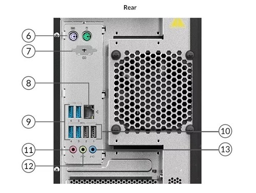Lenovo P520 Gaming Desktop Xeon W-2133 RTX 3070 32GB RAM 1TB SSD W11 PRO Wifi - Bild 9 von 11