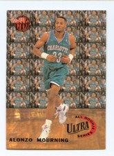 1992-93 Ultra All-Rookies #6 ALONZO MOURNING Charlotte HORNETS Nm-Mt+