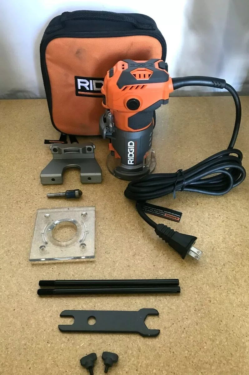Ridgid R2401 Laminate Trim Router 3 x 3 x 6.5 inches LN eBay