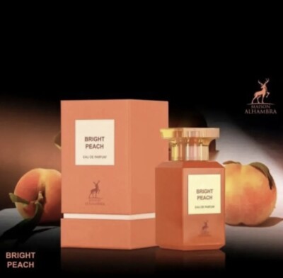 Bright Peach EDP Perfume By Maison Alhambra 80  ML 2.7oz