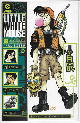 Little White Mouse #1 Caliber Comics Sizer Paulik 1997 FN/VFN