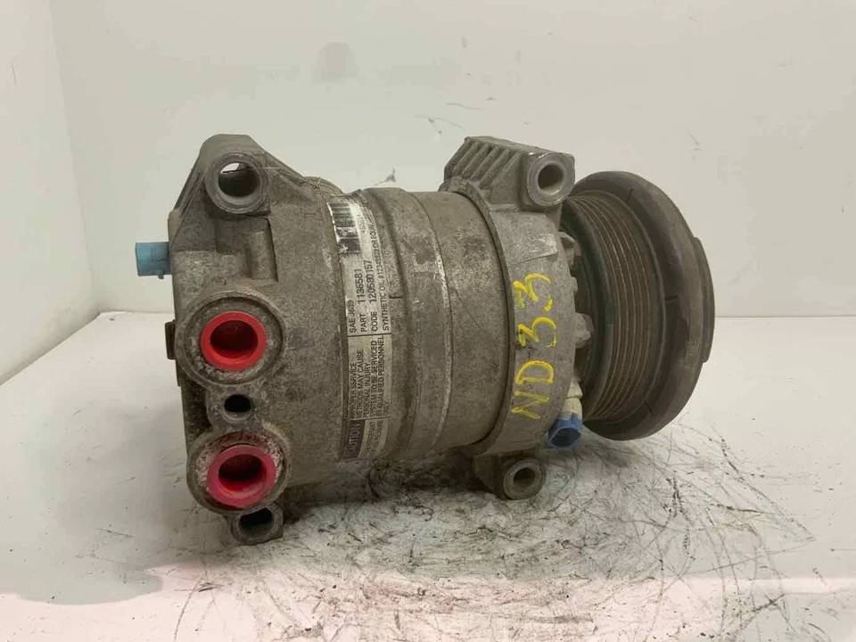 00-02 GMC Van Savana 2500 aire acondicionado compresor de aire 5,7 L OEM 1136581 6 meses pieza Warra Foto 2 de 4