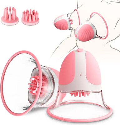 Nipple Sucking Vibrator Rotating Breast Stimulator Sucking Stimulator  Massager