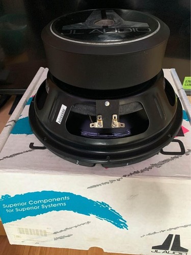 JL Audio 10W6v1 (Old School) Subwoofer, 300watt RMS - 6ohm DVC (WITH BOX) | eBay