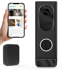 Smart WiFi Video Doorbell Wireless Door Bell Phone Ring Intercom Security Camera