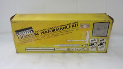 2 Chainsaw File Set 3/16   Depth Guide File Montgomery Ward Missing Some Parts