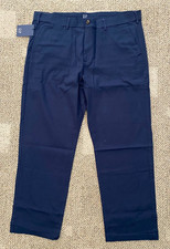 Gap Chino Pants Work Casual Soft Stretch Cotton Navy Blue Men's Size 40 X 30