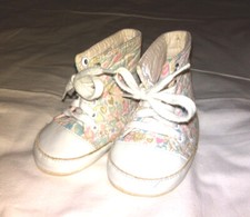 SCARPINE SNEAKERS BIMBA 18 ROSA CHICCO sportive alte converse all star bambina