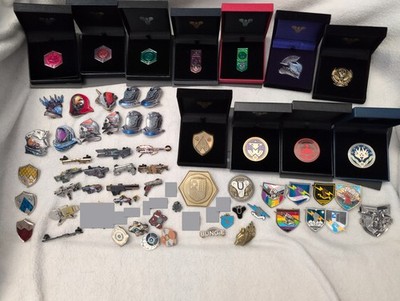 Destiny 2 Pin Collection - Raid, Dungeon, Blind Bags, Retired Bungie Rewards