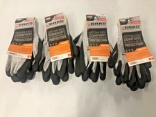 4-PACK Magid Gard Comfort Power Grip NitriX Protective Gloves - M 