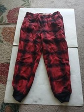 Heavy Wool Red Plaid Hunting Pants