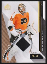 2014-15 SP Game Used Gold Spectrum Materials Prime Steve Mason 28/50