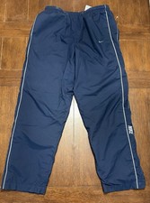 Vintage Nike Men s Size L Silver Tag Navy Blue Sweat Pants Baggy Joggers