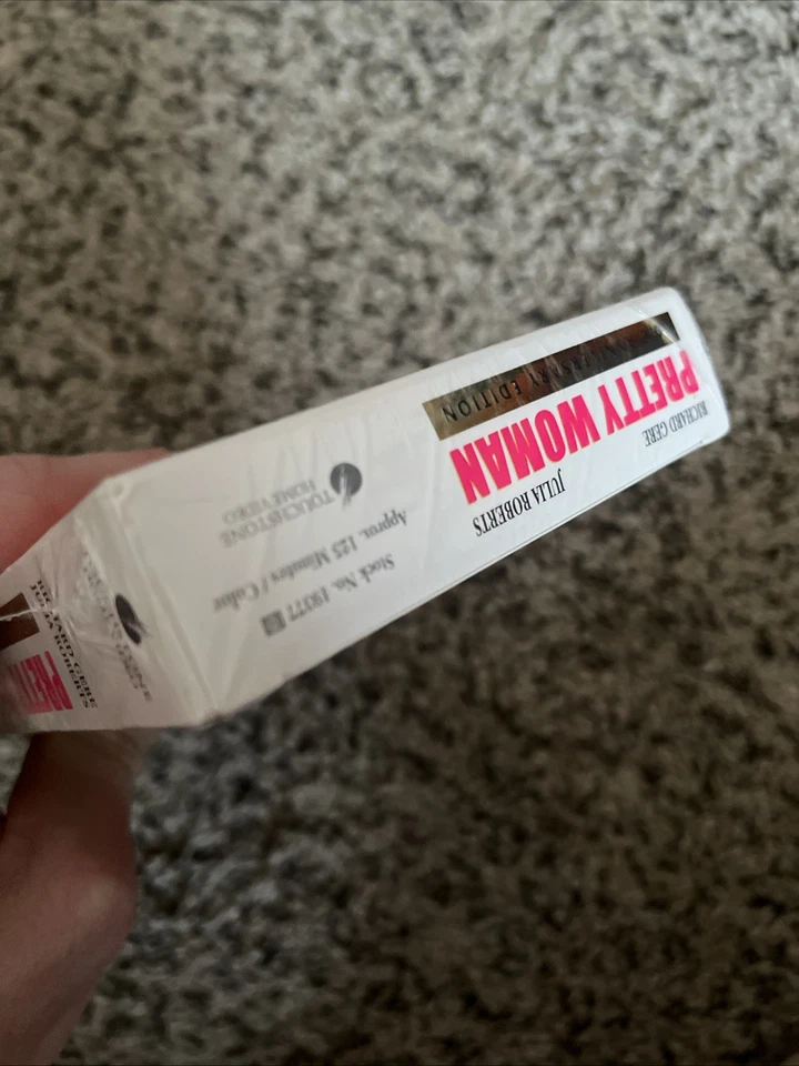 Vintage Pretty Woman Factory Sealed VHS Cassette Tape Minty Foto 3 de 4