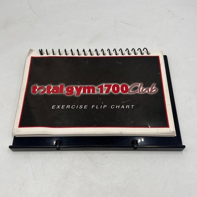 Total Gym 1700 Club Flip Chart  Exercise