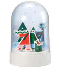 Lampada da tavolo con decorazione natalizia IKEA STRALA, cupola notturna inne...