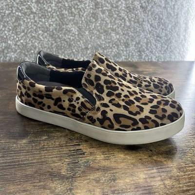 Dr. Scholls Leopard Print Loafers Size 8.5M Be Free Comfort Flats Slip On Casual