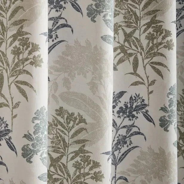 Laura Ashley Tenby  Pair Lined Eyelet BLACKOUT Curtains,  Seaspray W167 L183cm - Image 4 of 4