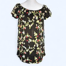 Kimchi blue urban outfitters black floral mini dress