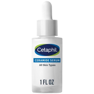 Cetaphil Ceramide Serum, Hydrates and Restores 1 Fl Oz (Pack of 1), white 