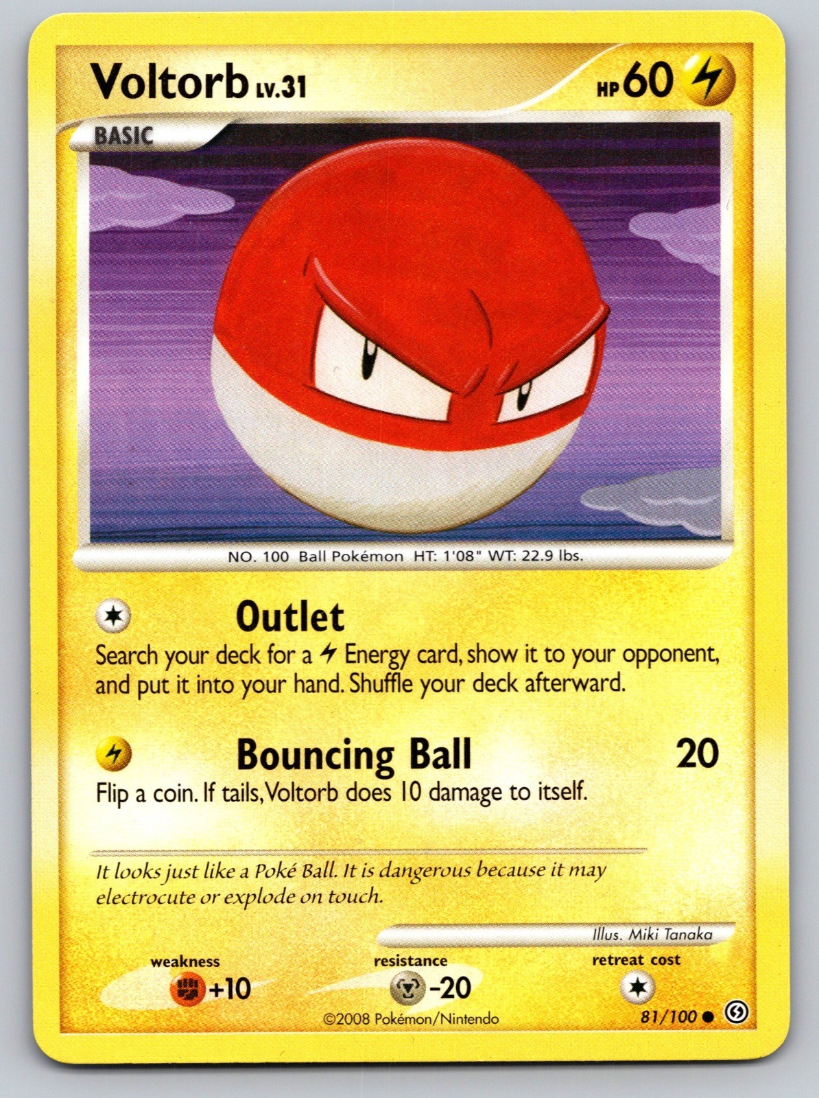 Voltorb (81) Common Stormfront 81/100 LP
