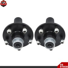 5 On 4.5 Idler Hub Kit Trailer Axle 3500lbs 84 Spindle Pre-greased 12 Sets