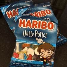 3 Limited Edition HARIBO Harry Potter Gummy candy 4oz Each