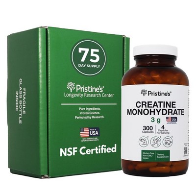 Pristine'S Pristines Creatine Monohydrate Capsules For Women Men - Nsf