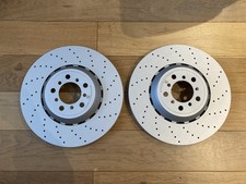 Front 380mm Drilled Brake Discs Pair FOR BMW F87 M2 F80 M3 F82 M4
