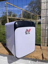 NETTA 15L Mini Fridge with Cooler and Warmer - Black/White Excellent Condition