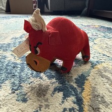 Vtg R Dakin Red Ferdinand the Bull Dream Pets Plush Cow Bull Fighting Gr8 Shape