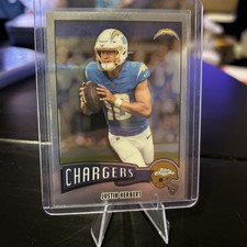 2025 Topps Chrome Football - Justin Herbert #1975-18 Topps 1975 Throwback