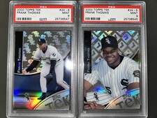 Frank Thomas x2 lot 2000 Topps Tek both graded PSA 9 awesome patterns L@@K