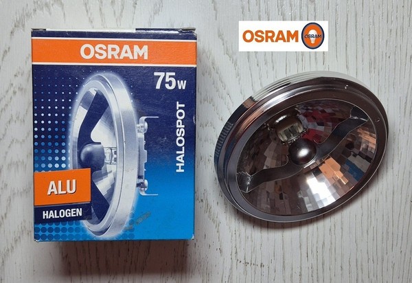 Osram Halospot 111 75W Alu G53 Fl 24 Grad Strahler Flood Halogen 41840-image