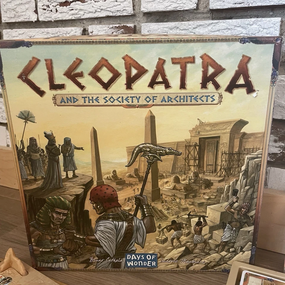 Cleopatra & the Society of Architects Board Game 1 Missing Piece Playable/Parts - Image 2 of 4