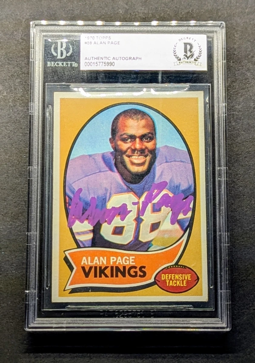 1970 Topps Alan Page #59 for sale | eBay