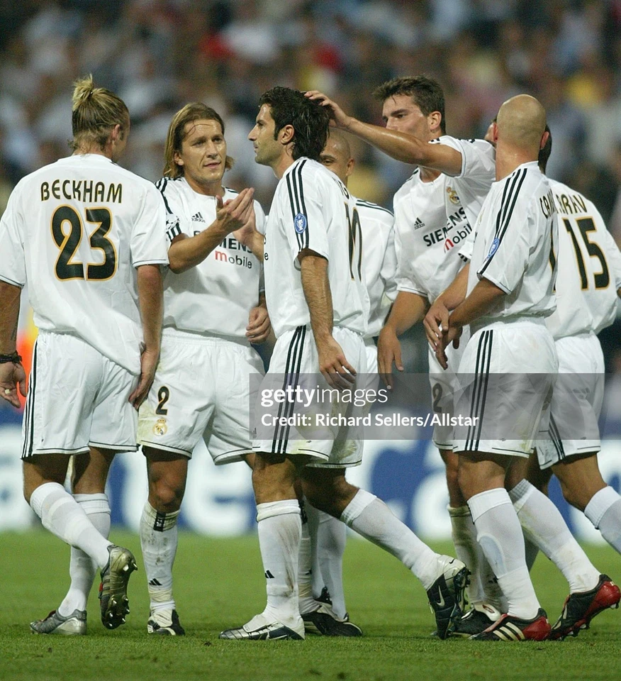 BECKHAM camiseta original blanca Adidas 2003 2004 trikot RMCF 03-04 REAL MADRID - Imagen 4 de 4