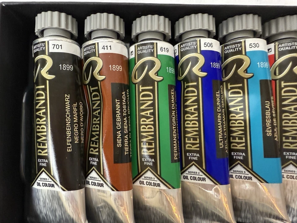 Juego de 10 colores al óleo extrafinos Rembrandt Royal Talens--NUEVOS y sin usar Foto 3 de 4