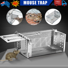 Humane Rat Trap Cage Live Animal Catch Pest Rodent Mice Mouse Bait Control Box