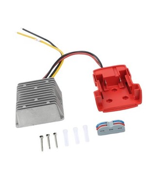 For Battery Adapter Converter 18V to 12V 20A Max Current for Lithium for ION