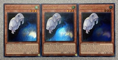 Ghost Mourner & Moonlit Chill RA02-EN015 (x3) Ultra Rare 1st Edition NM