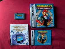 Mario Kart: Super Circuit GBA Complete Game Boy Advance Box Manual CIB Tested